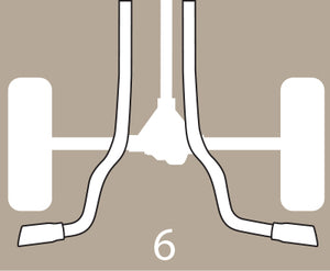 Product of Dynomax 89007 Exhaust System Kit Header Back System Dual Exhaust System Kit 