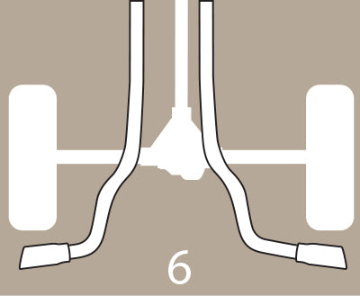 Product of Dynomax 89007 Exhaust System Kit Header Back System Dual Exhaust System Kit 