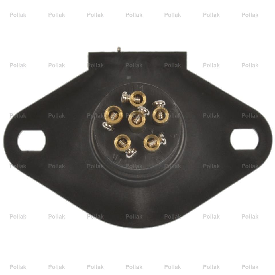 Product of Pollak 12-720 Vehicle End 6 Pin Trailer Wiring Connector 