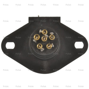 Product of Pollak 12-720 Vehicle End 6 Pin Trailer Wiring Connector 