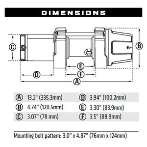Product of Warn 101025 2500 Pound ATV/ UTV Winch 