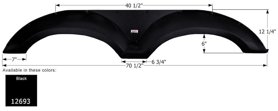 Icon 12693 Fender Skirt||||85||i6s12693||2022647