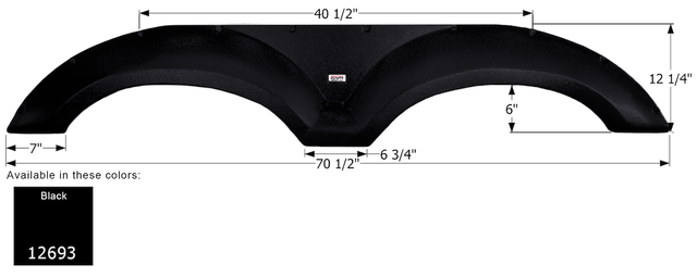 Icon 12693 Fender Skirt||||85||i6s12693||2022647