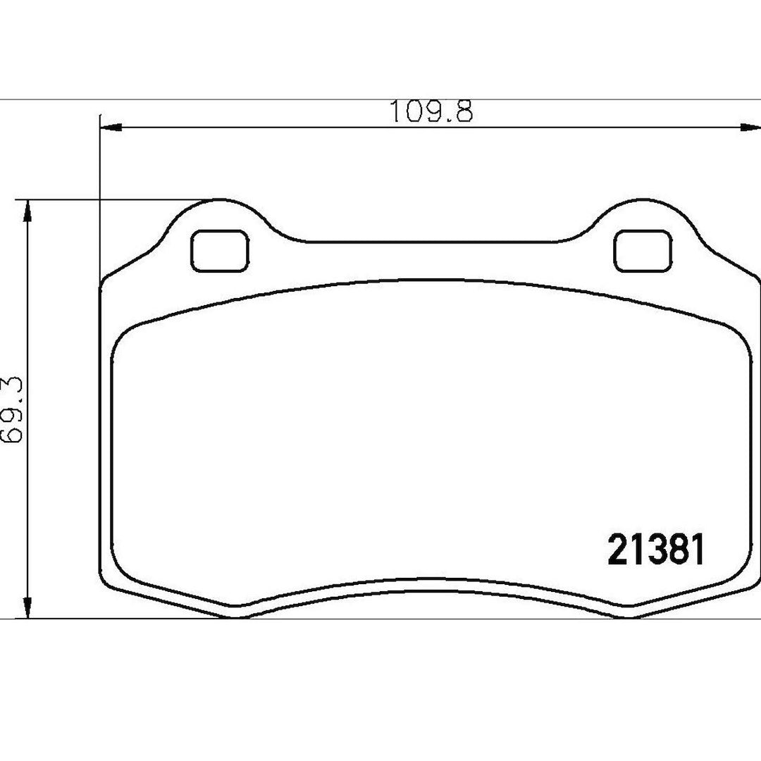 Product of Brembo P36020 Brake Pad - Set Of 4 