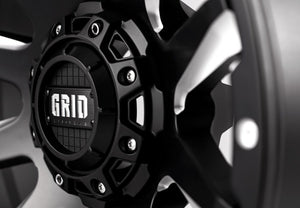Product of Grid Wheels 20x10 Black With Natural Accents Wheel - Not Applicable Bolt Pattern 