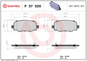 Brembo P37020 Brake Pad||p37020_3.Png||88||brmp37020||1684616