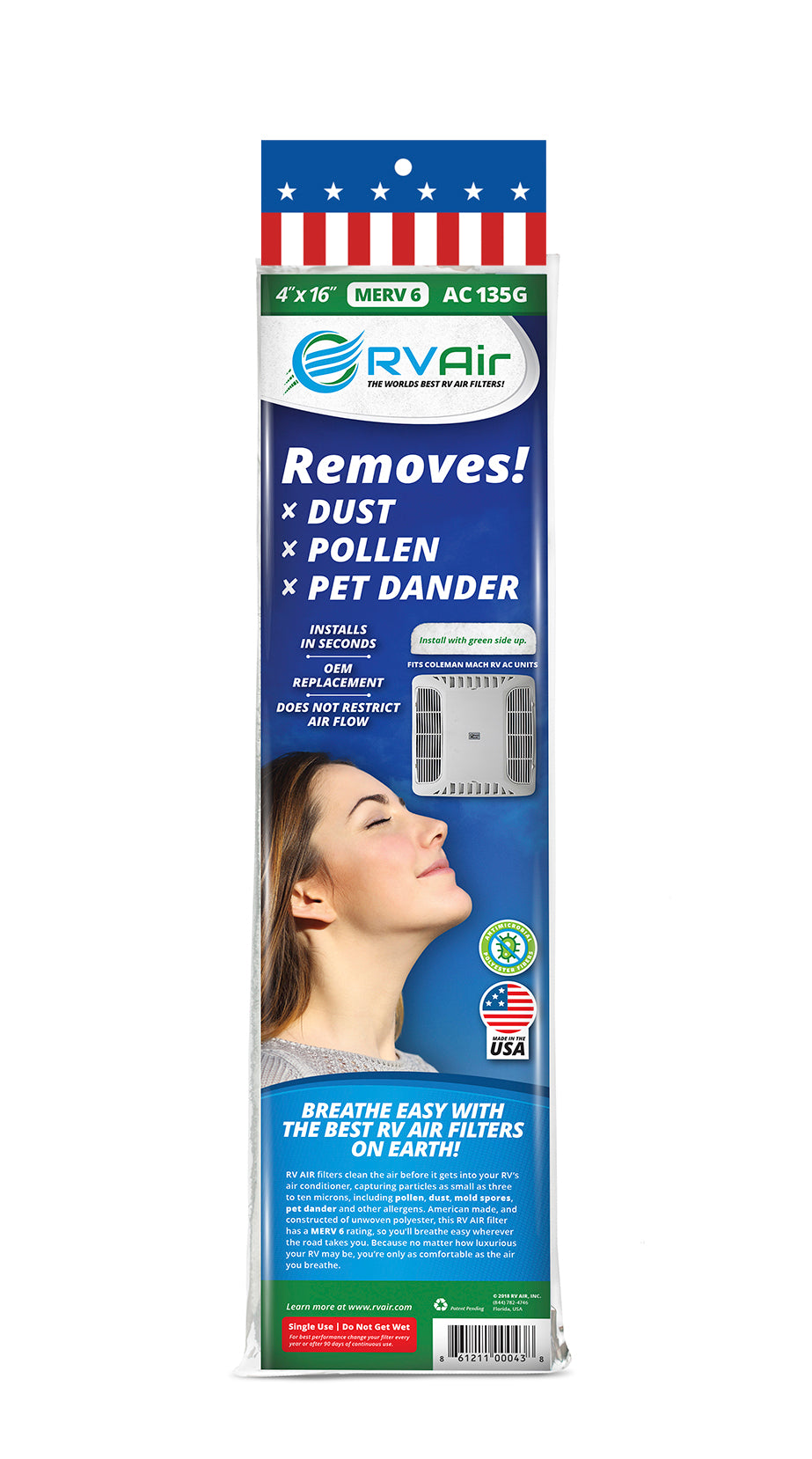 Rv Air Ac 135g Air Conditioner Filter||ac 135g.Jpg||85||rvrac135g||968404