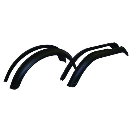 Product of Crown Automotive J8997109 Non-Exposed Fasteners Black Fender Flare - Set Of 4 