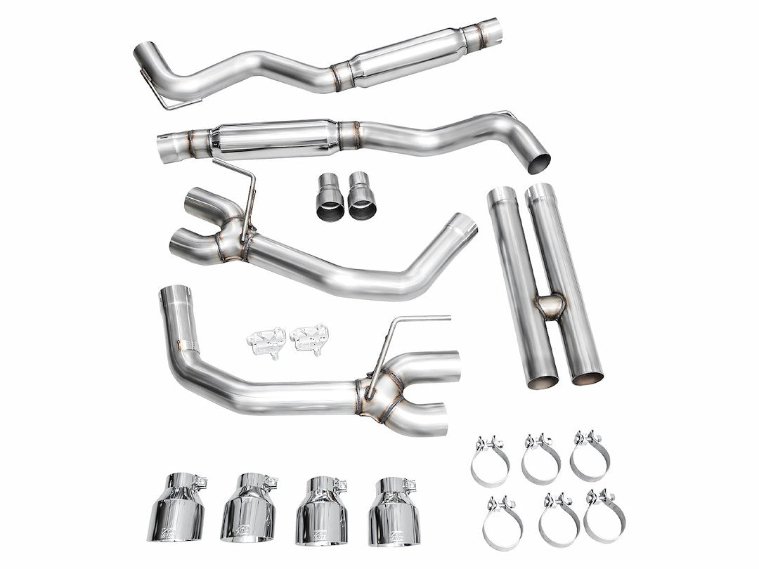 Product of AWE Tuning 3020-42650 Track Edition Cat-Back System Dual Exhaust System Kit 
