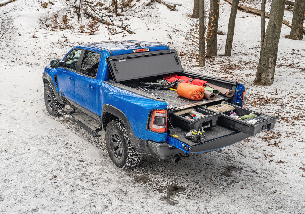 Product of BAK Industries BAKFlip MX4 Hard Folding 448227 Tonneau Cover 