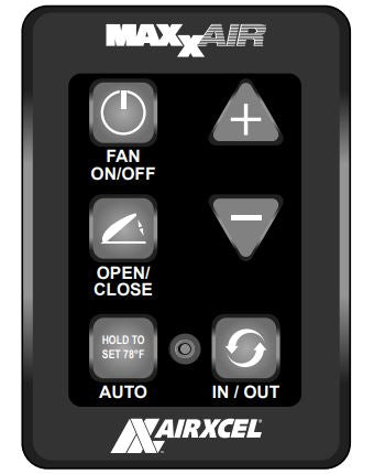 Product of Maxxair Ventilation Solutions 00a03650k Roof Vent Remote Control