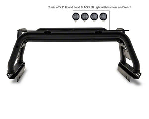 Product of Black Horse Offroad ATRB5BK-PLFB  Truck Bed Bar 