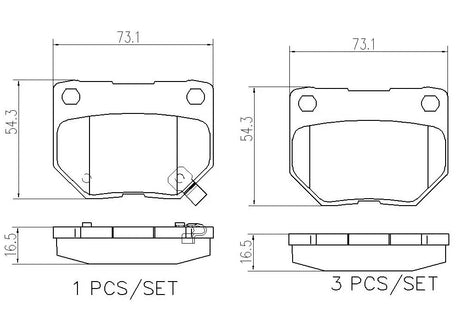 Brembo P78016n Brake Pad||p78016n_R.Jpg||86||brmp78016n||2091613