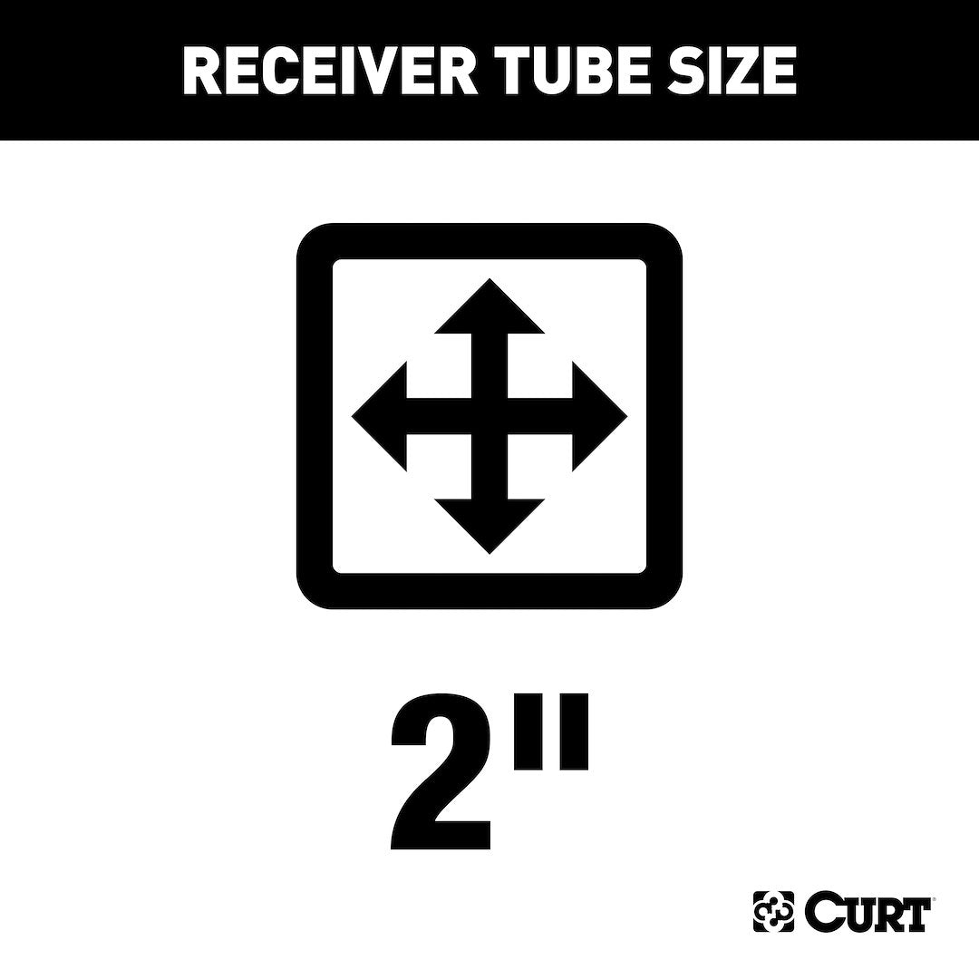 Product of CURT 13333 Class III Trailer Hitch Rear w/ 2 Inch Receiver 