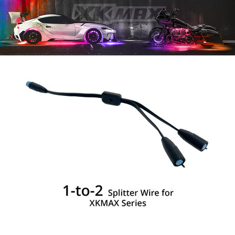 Xk Glow Mx-Wire-Split Underbody Light Kit Cable||mx-Wire-Split.Jpg||85||xkgmxwirespli||2345592
