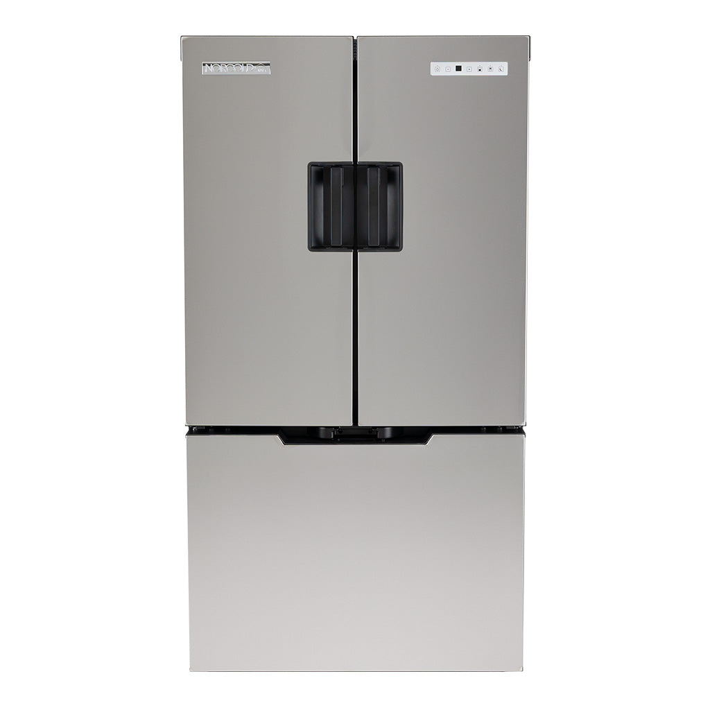 Product of Norcold 15 Cubic Feet Dual Compartment 3 Door Refrigerator With Freezer , Black Frame 