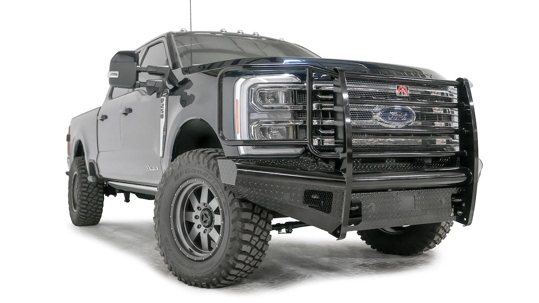 Product of Fab Fours FS23-S5960-1 Black Steel Steel Gloss Powder Coated Bumper 