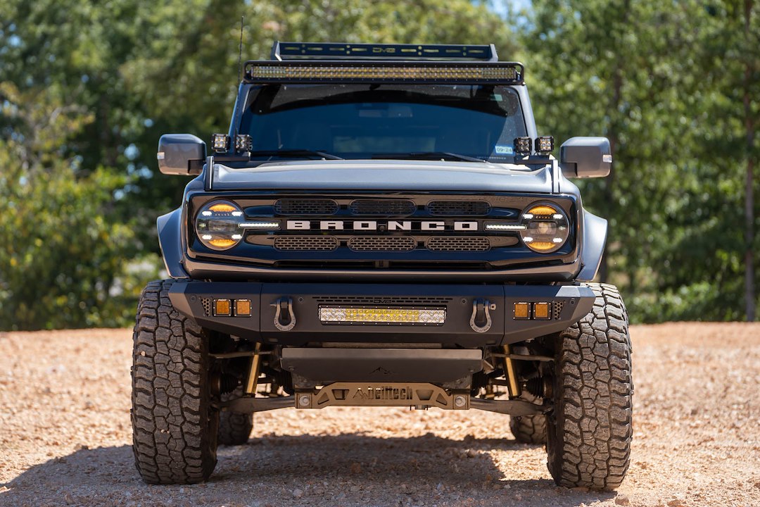 Product of DV8 Offroad FBBR-06 OE Plus Steel Powder Coated Bumper 