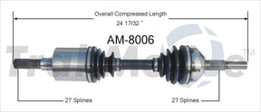 Trakmotive Am-8006 Cv Axle Shaft||am-8006.Jpg||85||trkam8006||1634455