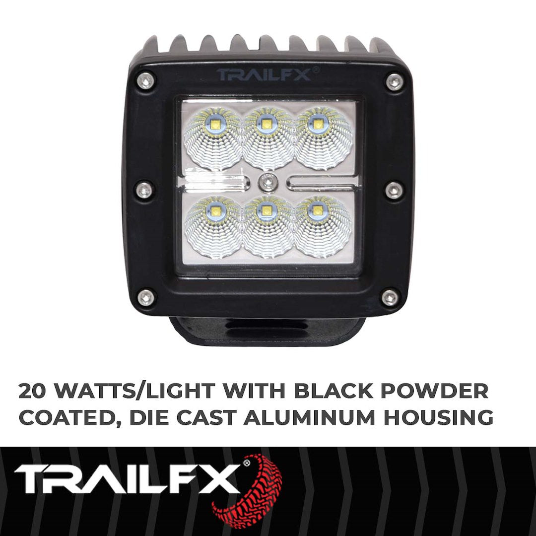 Product of TrailFX 3X2CF Driving/ Fog Light 