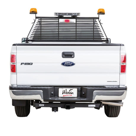 Product of Westin Automotive 57-8025 Bolt-On Black Powder Coated Bar Style Headache Rack 