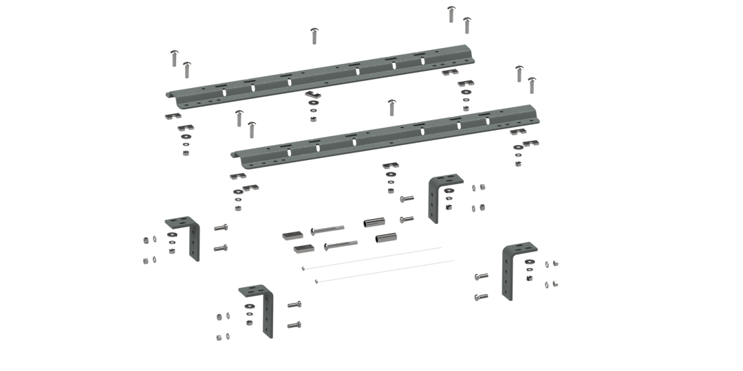 Product of B&W Trailer Hitches RVR3200 Bolt-On Fifth Wheel Trailer Hitch Mount Kit 
