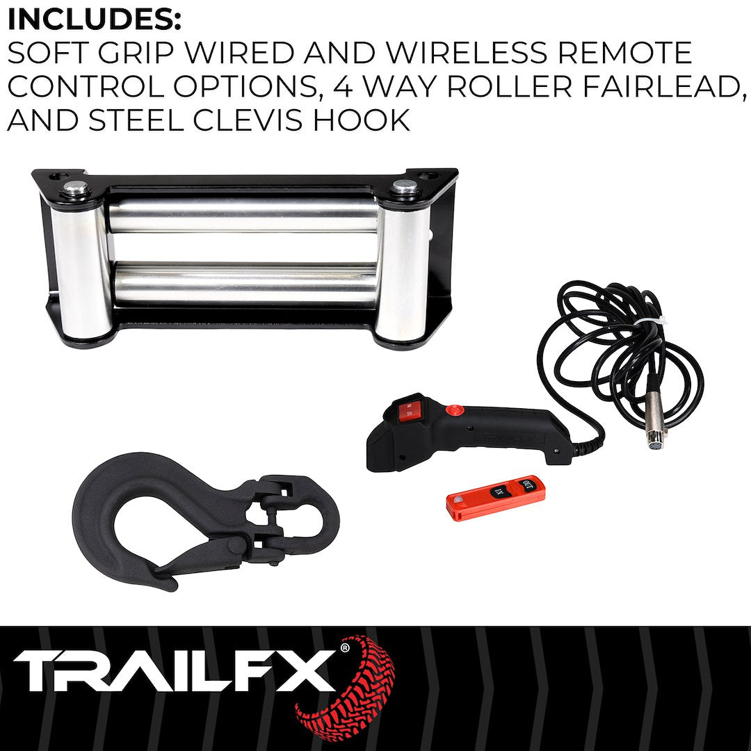 Product of TrailFX WR212B 12000 Pound Vehicle Recovery Winch 