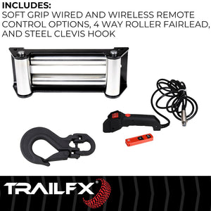 Product of TrailFX WR212B 12000 Pound Vehicle Recovery Winch 