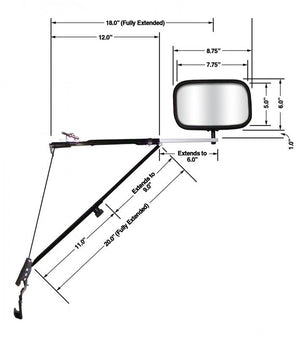 Cipa Usa 11650 Exterior Towing Mirror||11650_V5_20110817.Jpg||85||c7311650||2314639