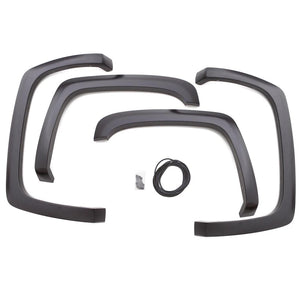 Product of Lund International SX121T Non-Exposed Fasteners Black Fender Flare - Set Of 4 