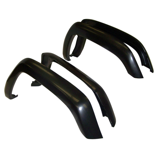 Product of Crown Automotive 5FWK Non-Exposed Fasteners Black Fender Flare - Set Of 4 