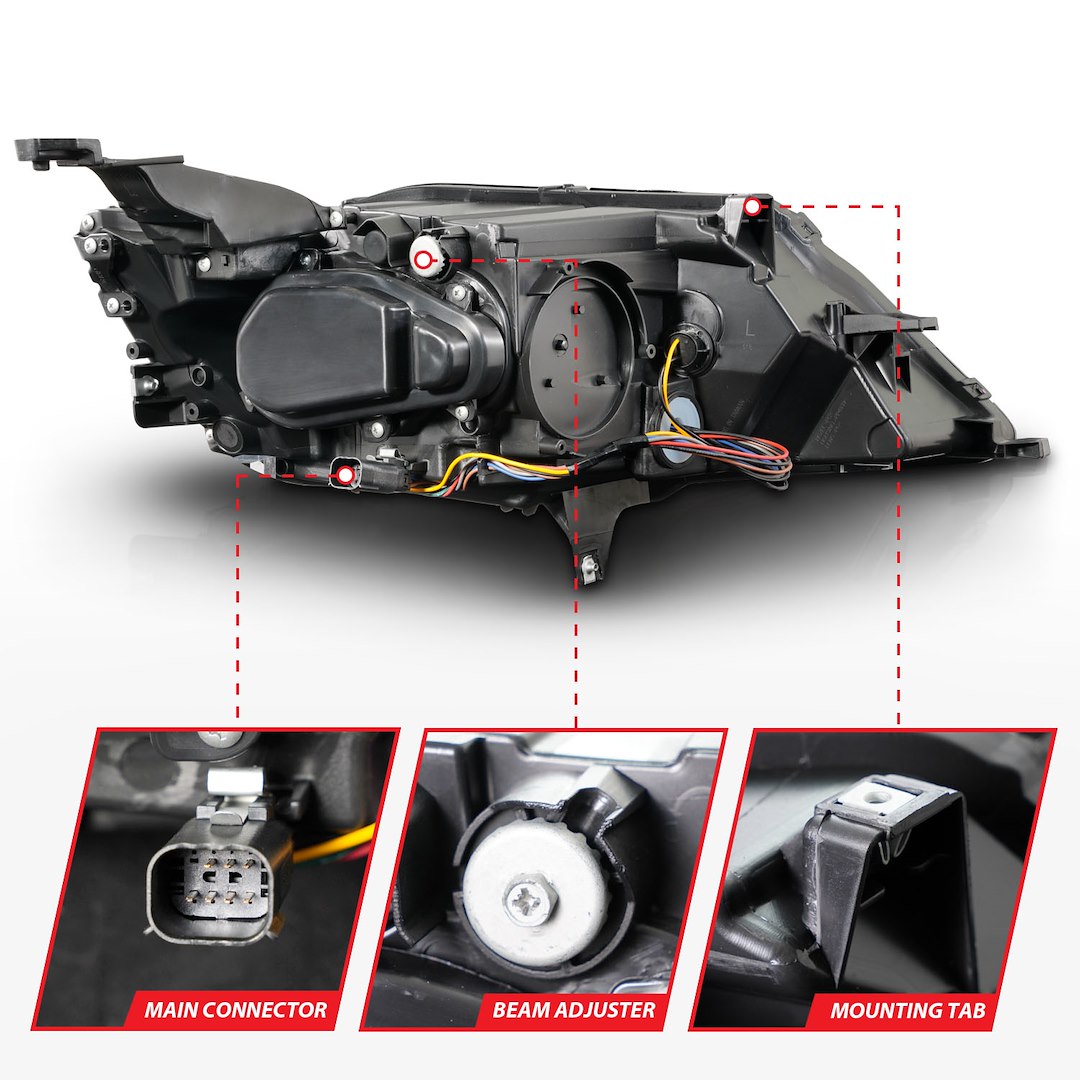 Anzo Usa 121574 Headlight Assembly||||88||a1r121574||2002031
