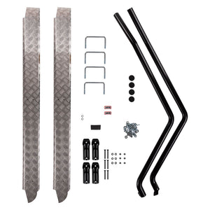 Product of ARB 4411030 Side Rail Nerf Bar With Surface Steps 