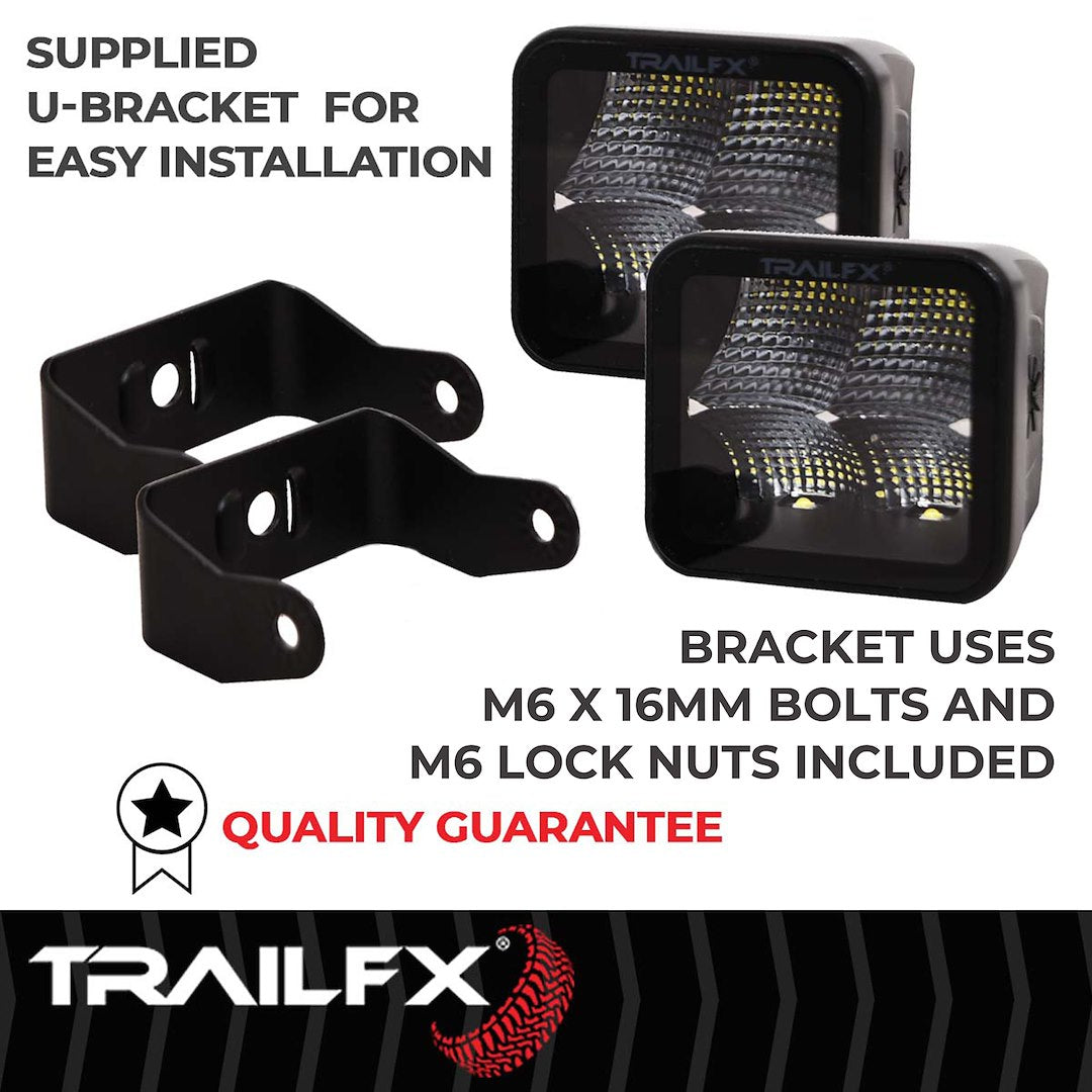 Product of TrailFX 2X2CFBKPR Driving/ Fog Light 