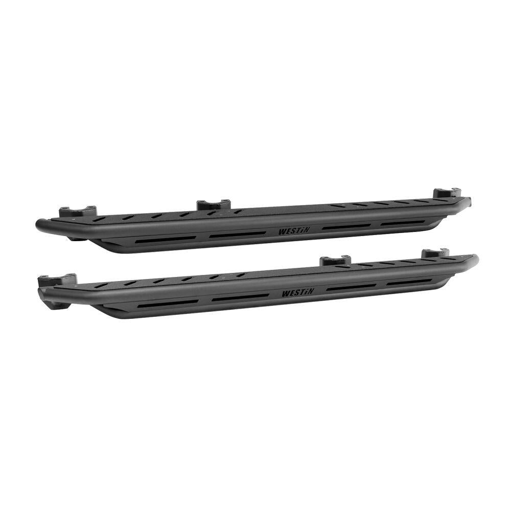 Product of Westin Automotive 42-6025 Black Steel Flat Rocker Panel Guard 