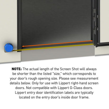 Product of Lippert Components 730812 Screen Door Closer