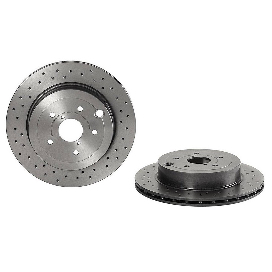 Product of Brembo 09A1981XC02 Xtra Vented Cross Drilled 1 Piece Brake Rotor 