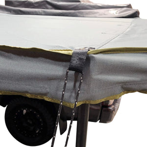 Product of Overland Vehicle Systems 19609917 SUV/Pickup Overlanding Manual Awning , Gray Solid 
