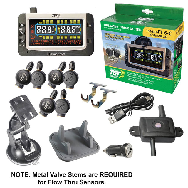 Truck System Technology (Tst) Tst-507-Ft-6-C Tire Pressure Monitoring System - Tpms||tst-507-Ft-6-C-Web Images-1.Jpg||85||tsttst507ft6c||1115664