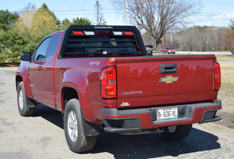 Product of Magnum Truck Racks 109H Black Matte Powder Coated Louvered Headache Rack 