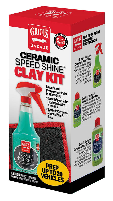 Griots Garage 11288 Detailing Spray||ceramic Ss Clay Kit Box Illustration_Update.Jpg||86||gog11288||1056983