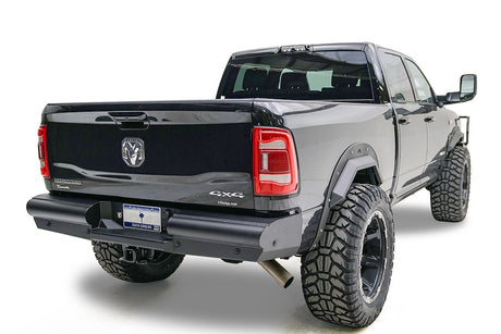Product of Fab Fours DR19-U4450-1 Black Steel Elite Steel Matte Powder Coated Bumper 