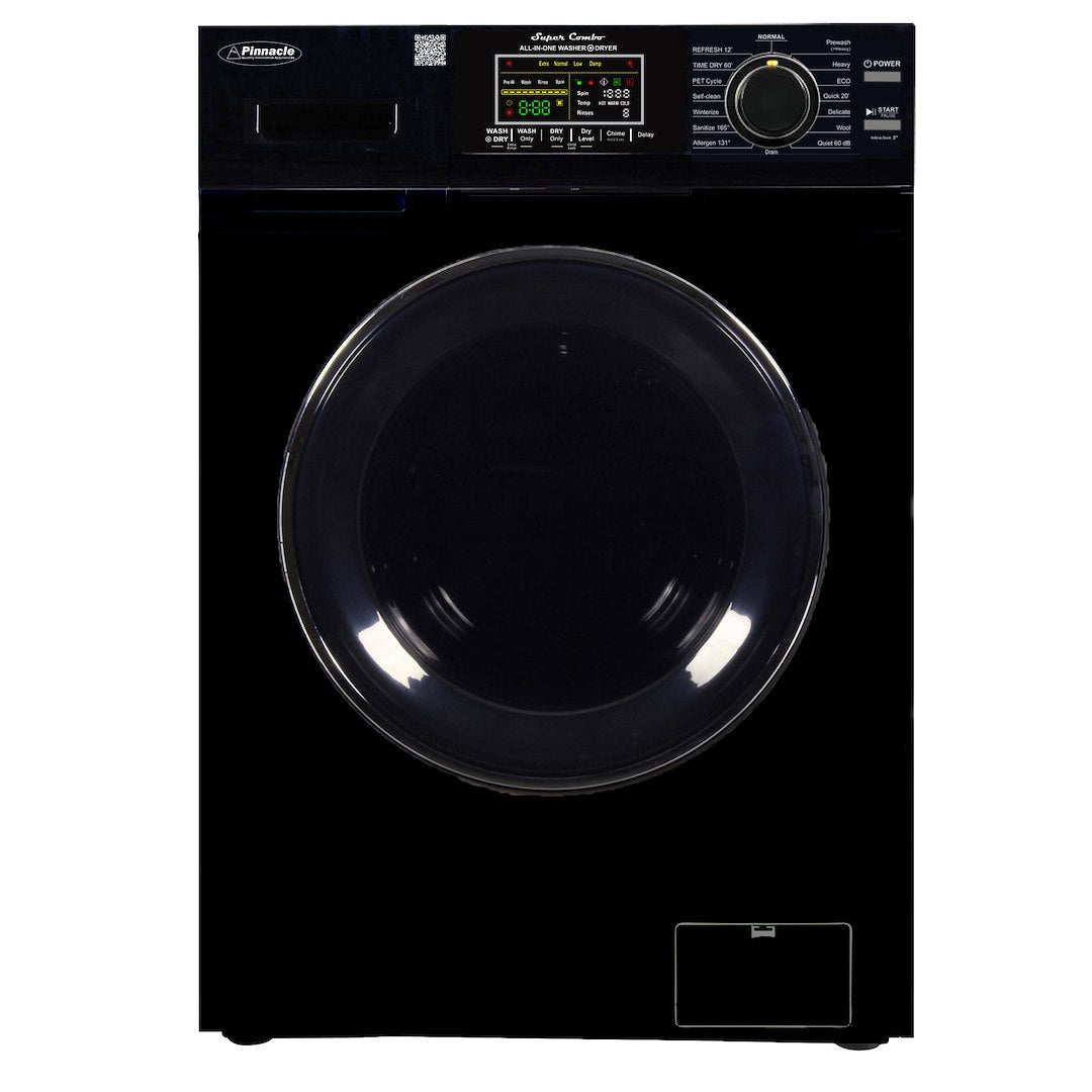 Product of Pinnacle Appliances 23-4800 V Black Clothes Washer/ Dryer Combo Unit