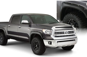 Product of Bushwacker 30918-02 Pocket Style/ Exposed Fasteners Black Fender Flare - Set Of 4 