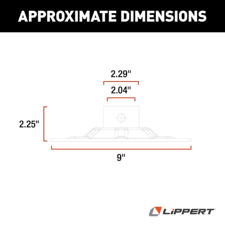 Product of Lippert Components 377962 Leveling Jack Foot Pad