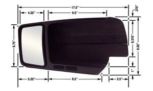 Product of Cipa Usa 11801 Exterior Towing Mirror