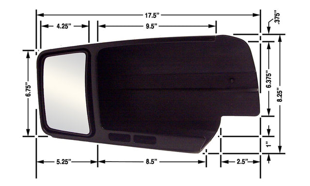 Product of Cipa Usa 11801 Exterior Towing Mirror