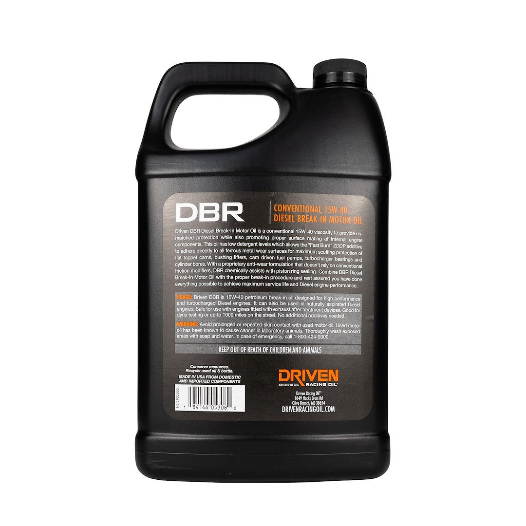 Driven Racing Oil/ Joe Gibbs 05308 Break-In Oil||05308back.Jpg||86||j4005308||1725656