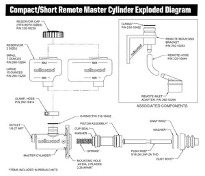 Product of Wilwood Brakes 260-10375 Brake Master Cylinder