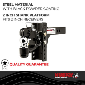 Husky Towing 33109 Pintle Hook||hus_33109_Adjustable Ball Mount Pintle Kit_B2c_4.Jpg||88||hus33109||1365983